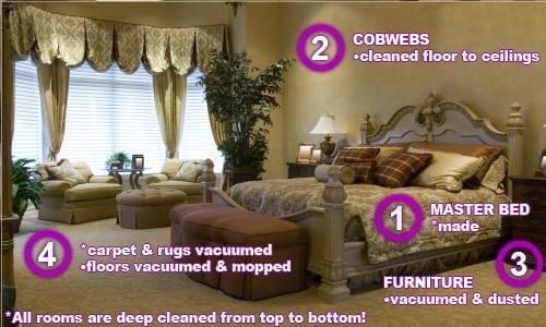 Bedroom Cleaning Sarasota FL | Go HouseMaids 